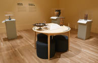 Installation photograph from "Picture Worlds: Greek, Maya, and Moche Pottery" on view September ...