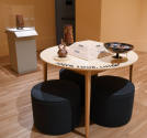 Installation photograph from "Picture Worlds: Greek, Maya, and Moche Pottery" on view September ...