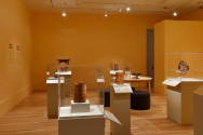 Installation photograph from "Picture Worlds: Greek, Maya, and Moche Pottery" on view September ...