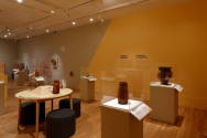 Installation photograph from "Picture Worlds: Greek, Maya, and Moche Pottery" on view September ...