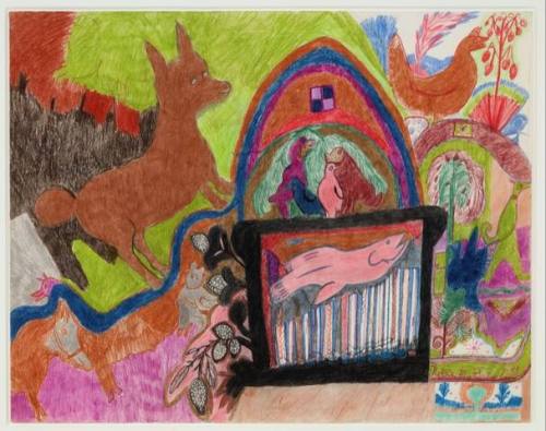 © Estate of Nellie Mae Rowe.  Image courtesy Judith Alexander Foundation.