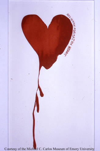 © Jim Dine / Artists Rights Society (ARS), New York.  Image courtesy Michael C. Carlos Museum,  ...