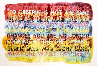 © Mel Bochner, courtesy of Sonnabend Gallery, NY