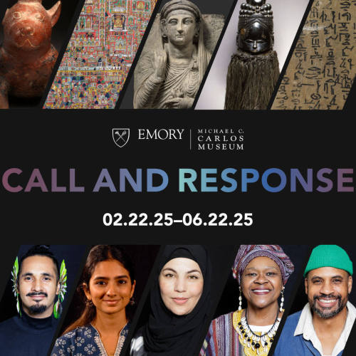 Square promotional image from Call and Response exhibition, on view February 22 - June 22, 2025 ...