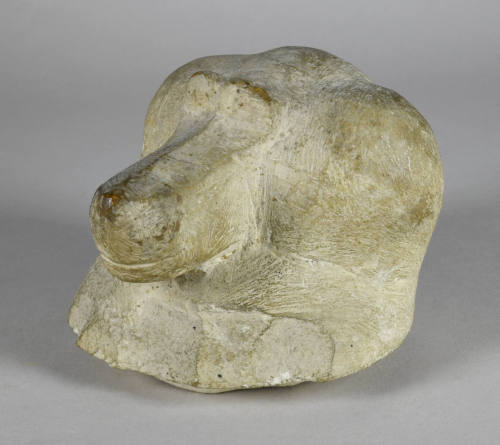 Baboon (Hapi) Head from a Canopic Jar