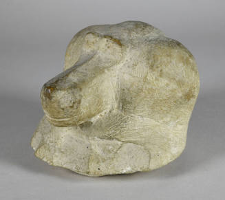 Baboon (Hapi) Head from a Canopic Jar