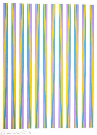 © Bridget Riley.  Image courtesy Michael C. Carlos Museum, Emory University.