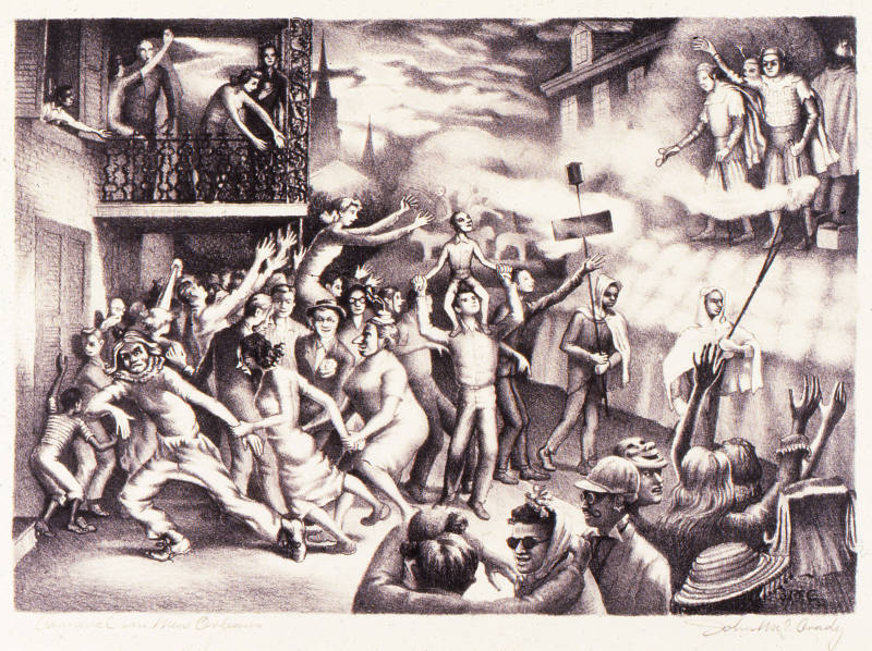 © Estate of John McCrady.  Image courtesy Michael C. Carlos Museum, Emory University.