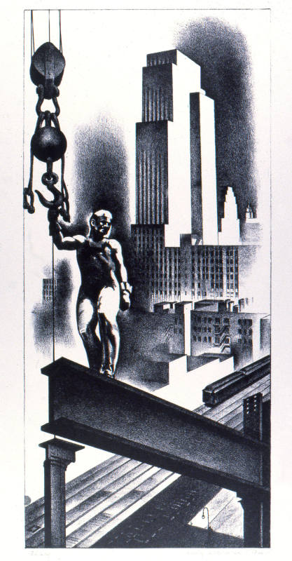 © Estate of Louis Lozowick.  Image courtesy Michael C. Carlos Museum, Emory University.