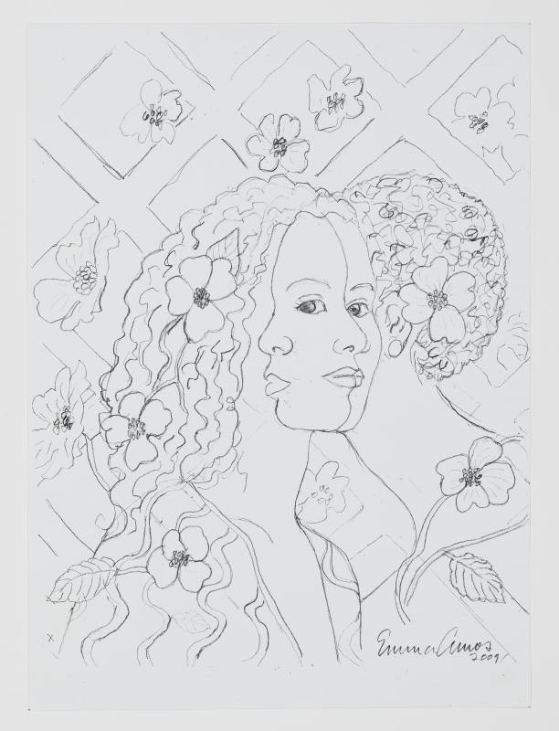 © Emma Amos. Image courtesy Emory Libraries Digitization.