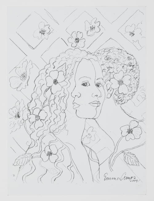© Emma Amos. Image courtesy Emory Libraries Digitization.