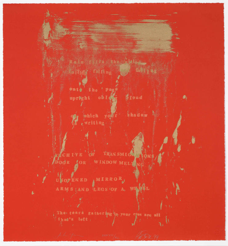 © Pat Steir and John Yau.  Image © Bruce M. White, 2008.
