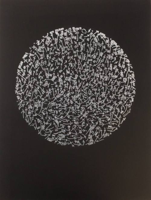 © Howardena  Pindell.  Photo courtesy Center for Contemporary Printmaking.